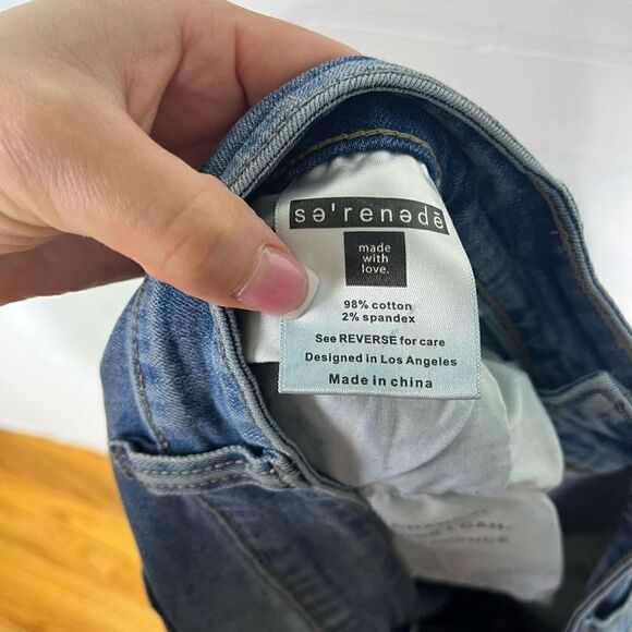 Serenade men’s Jeans size 36 skinny jeans paint splatter - Picture 15 of 16